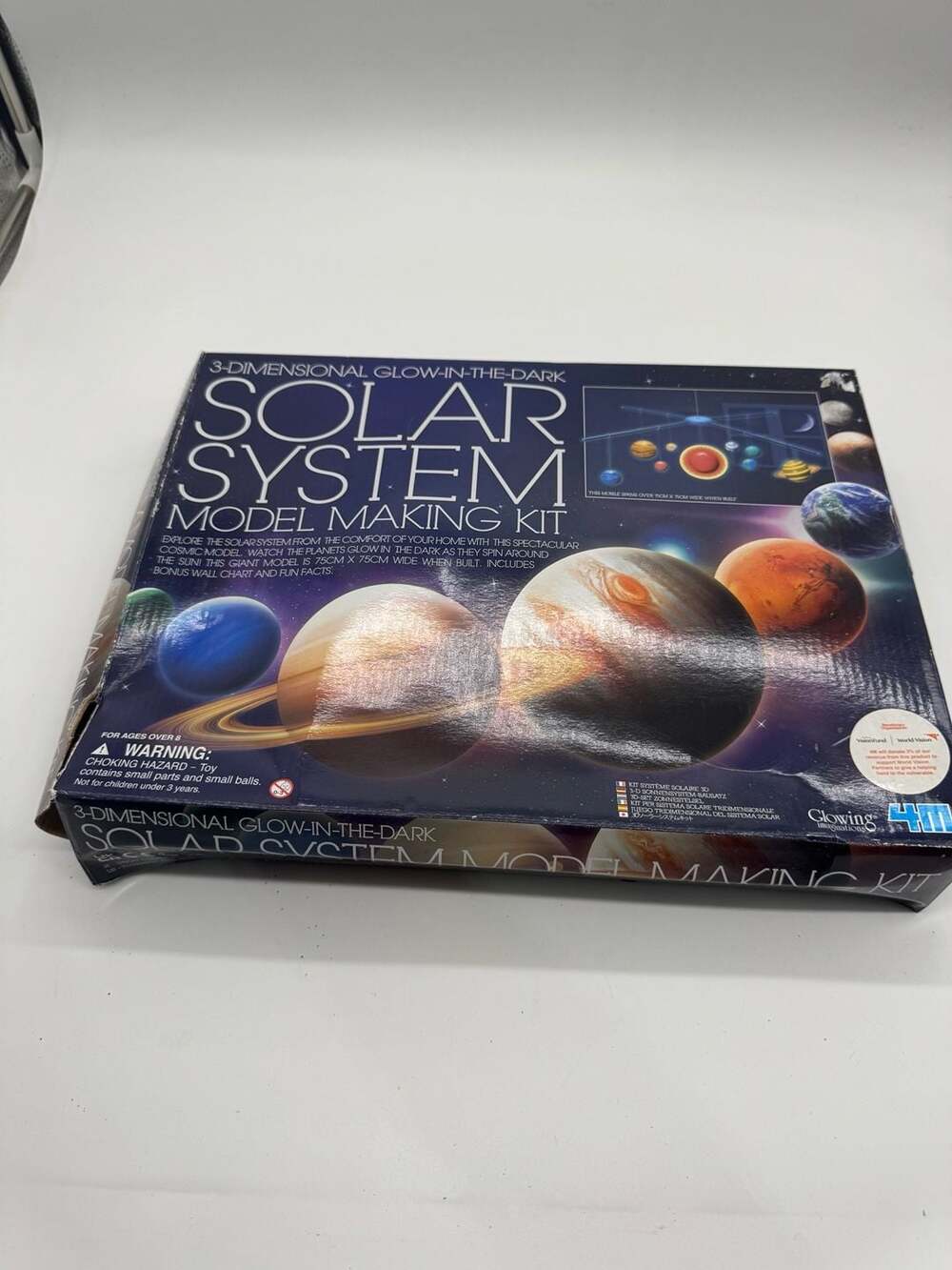 3D Glow In The Dark Solar System Model Making Kit